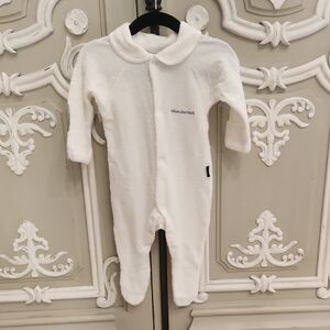 Bonds Wondersuit White Plush Baby One-Piece Size 00 / 3 - 6 Months BNWT